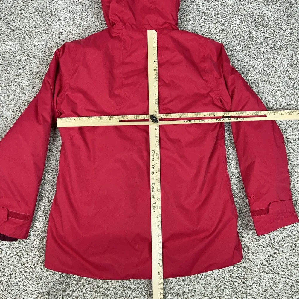 Under Armour Jacket Womens M Pink Red Storm 3 in 1 Hooded Ski Coat Outdoor Sport
